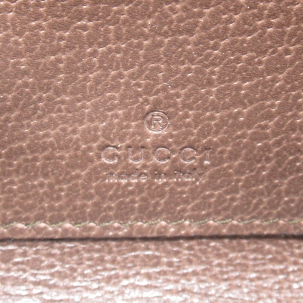 Gucci Coin Case Wallet GG Supreme Brown Beige Ebene - Picture 4 of 6